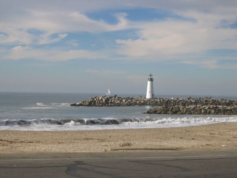 santa cruz at the harbor